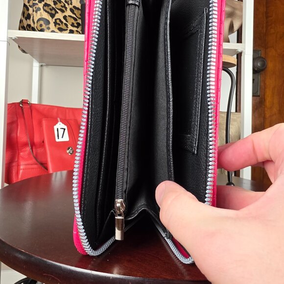 Betsey Johnson Pink Quilted Wallet - Picture 3 of 6